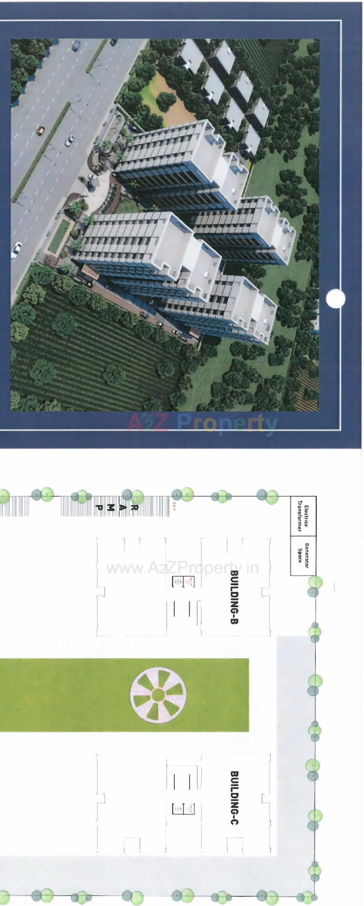 Layout of real estate project Palladium Pride located at Surat, Surat, Gujarat