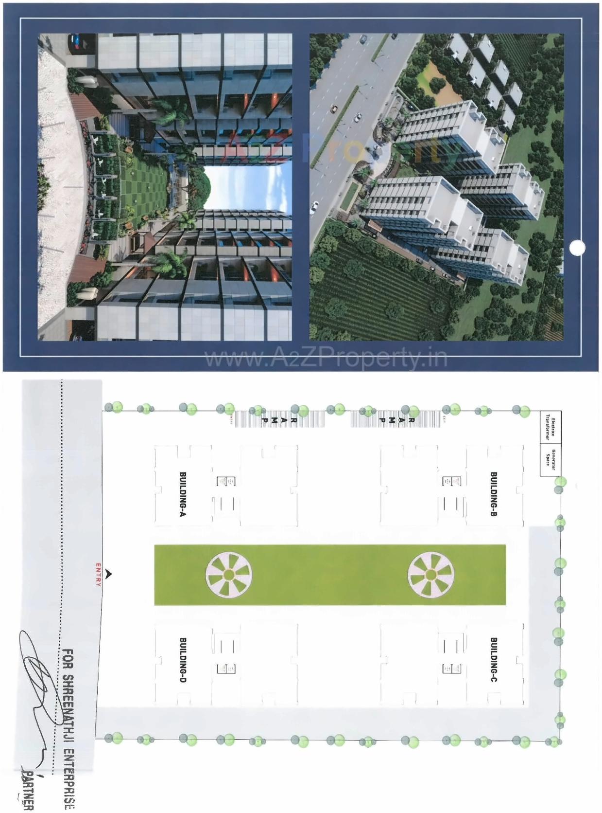 Layout of real estate project Palladium Pride located at Surat, Surat, Gujarat