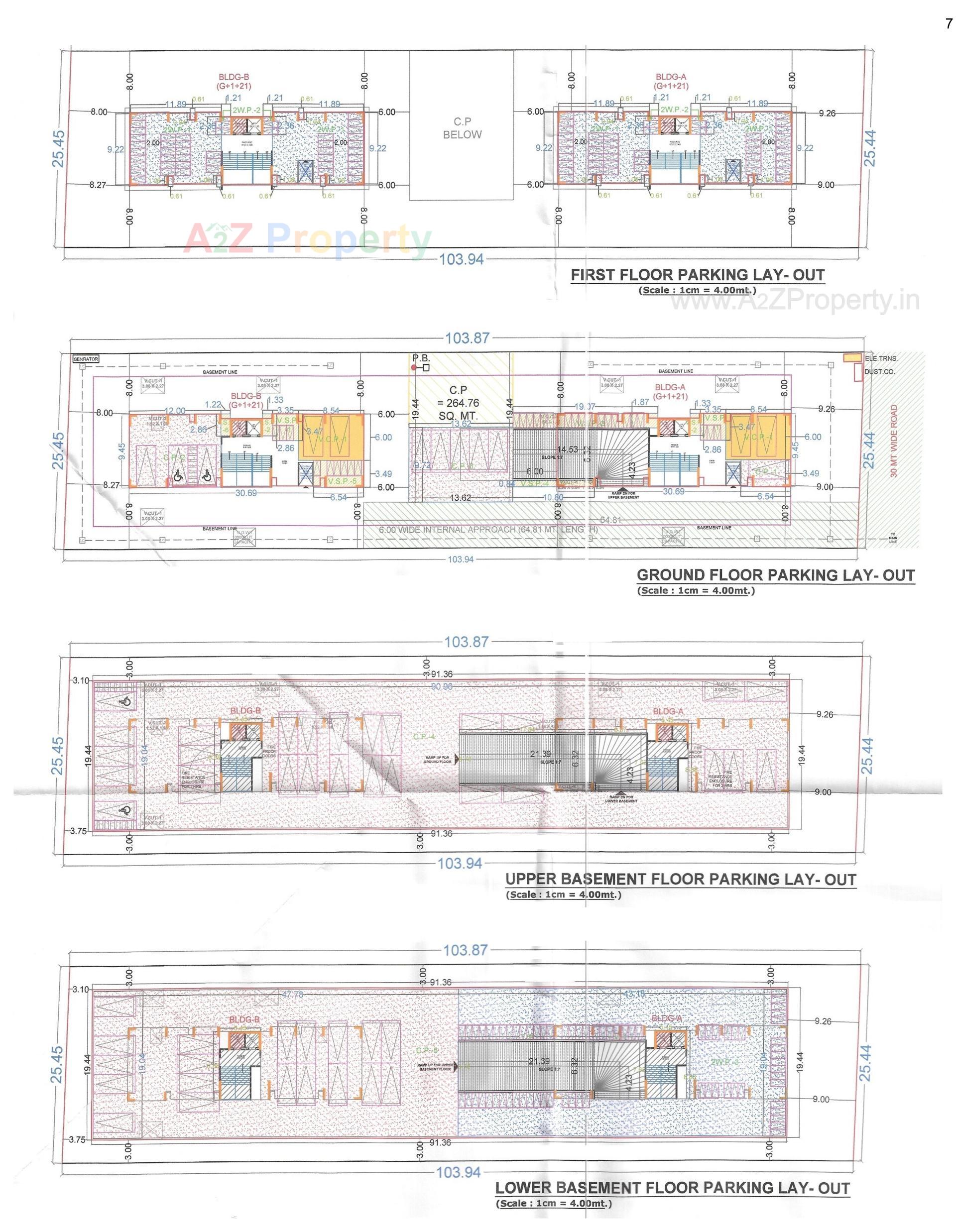  of real estate project Palm Rivera Heights Divine located at Singanpore, Surat, Gujarat
