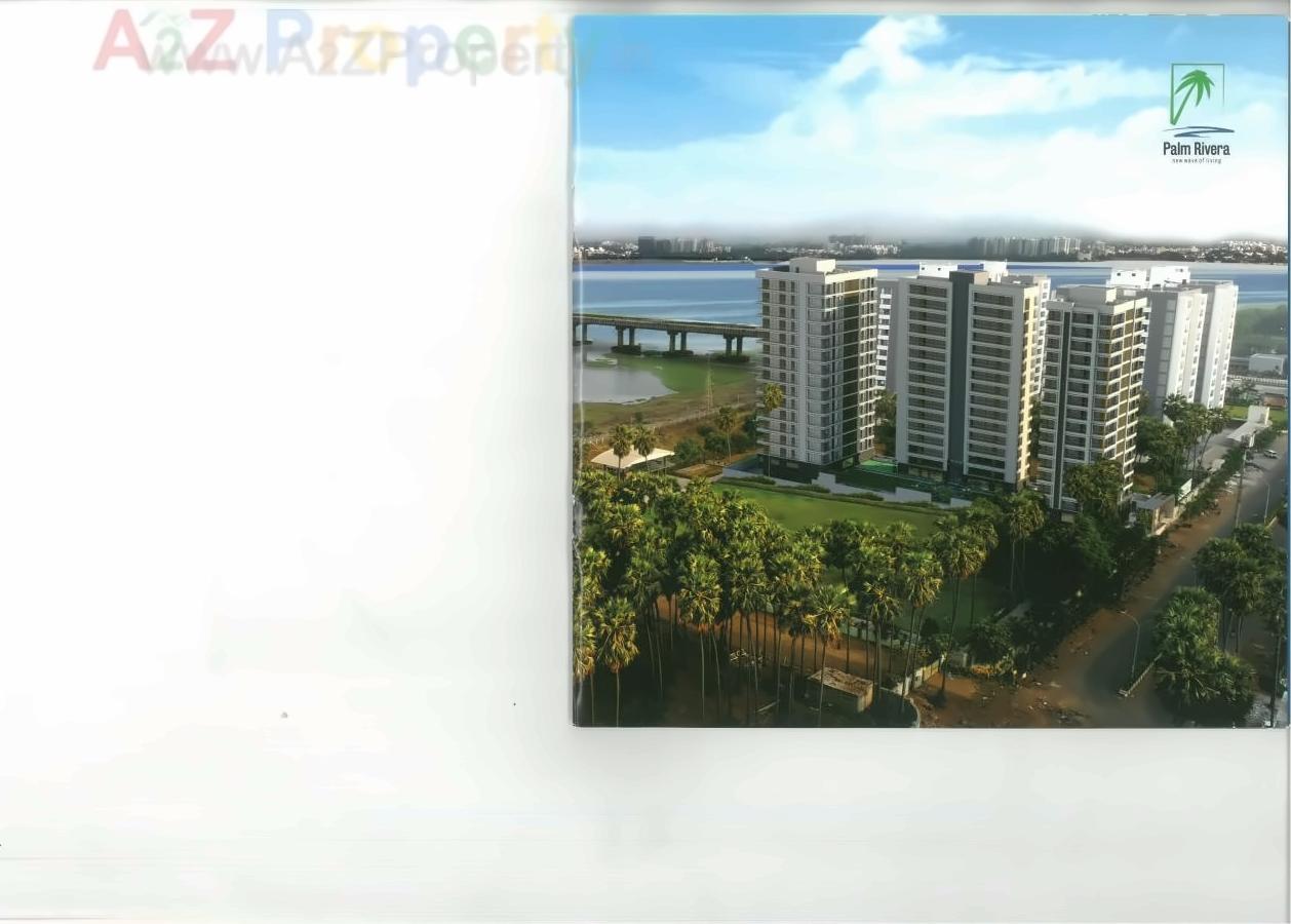 3D Elevation of real estate project Palm Rivera located at Singanpore, Surat, Gujarat