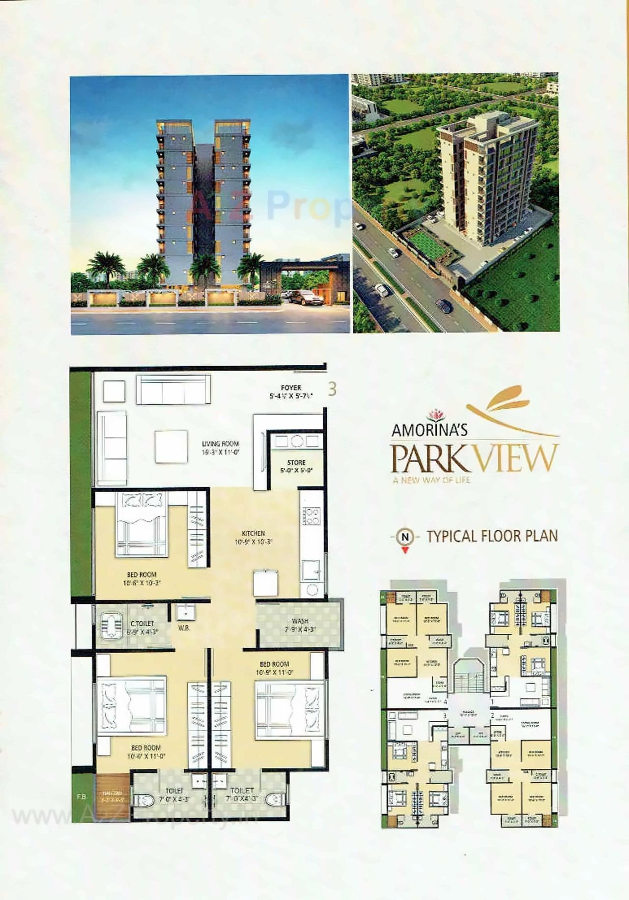 Layout of real estate project Park View located at Puna, Surat, Gujarat