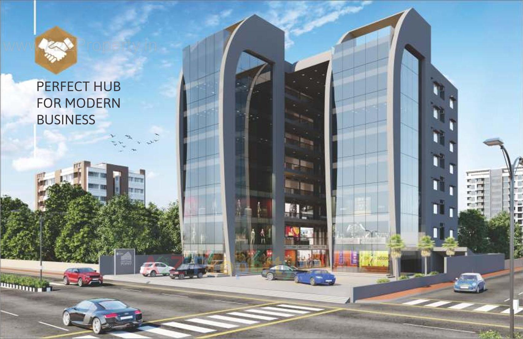 3D Elevation of real estate project Pavitraa Point located at Puna, Surat, Gujarat