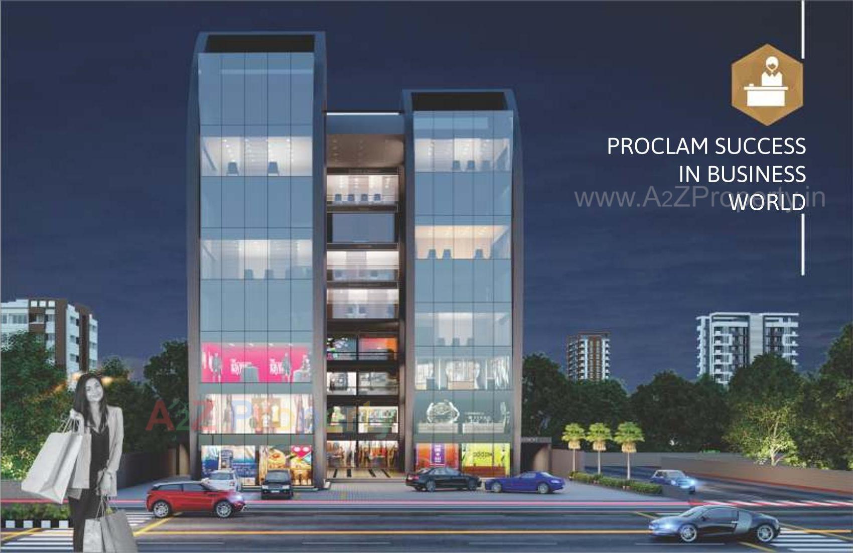 3D Elevation of real estate project Pavitraa Point located at Puna, Surat, Gujarat