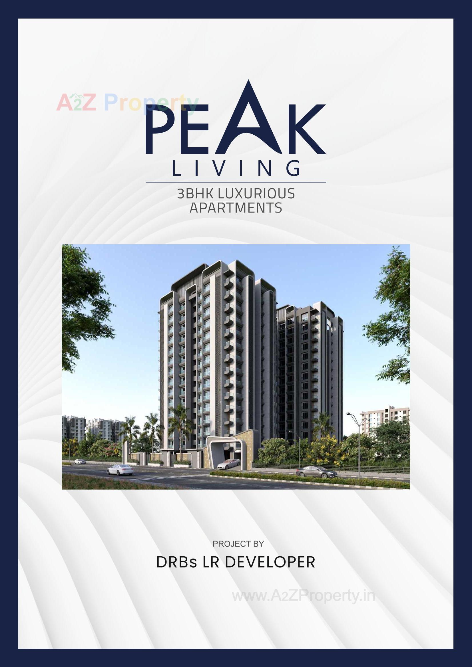 3D Elevation of real estate project Peak Living located at Bhimrad, Surat, Gujarat