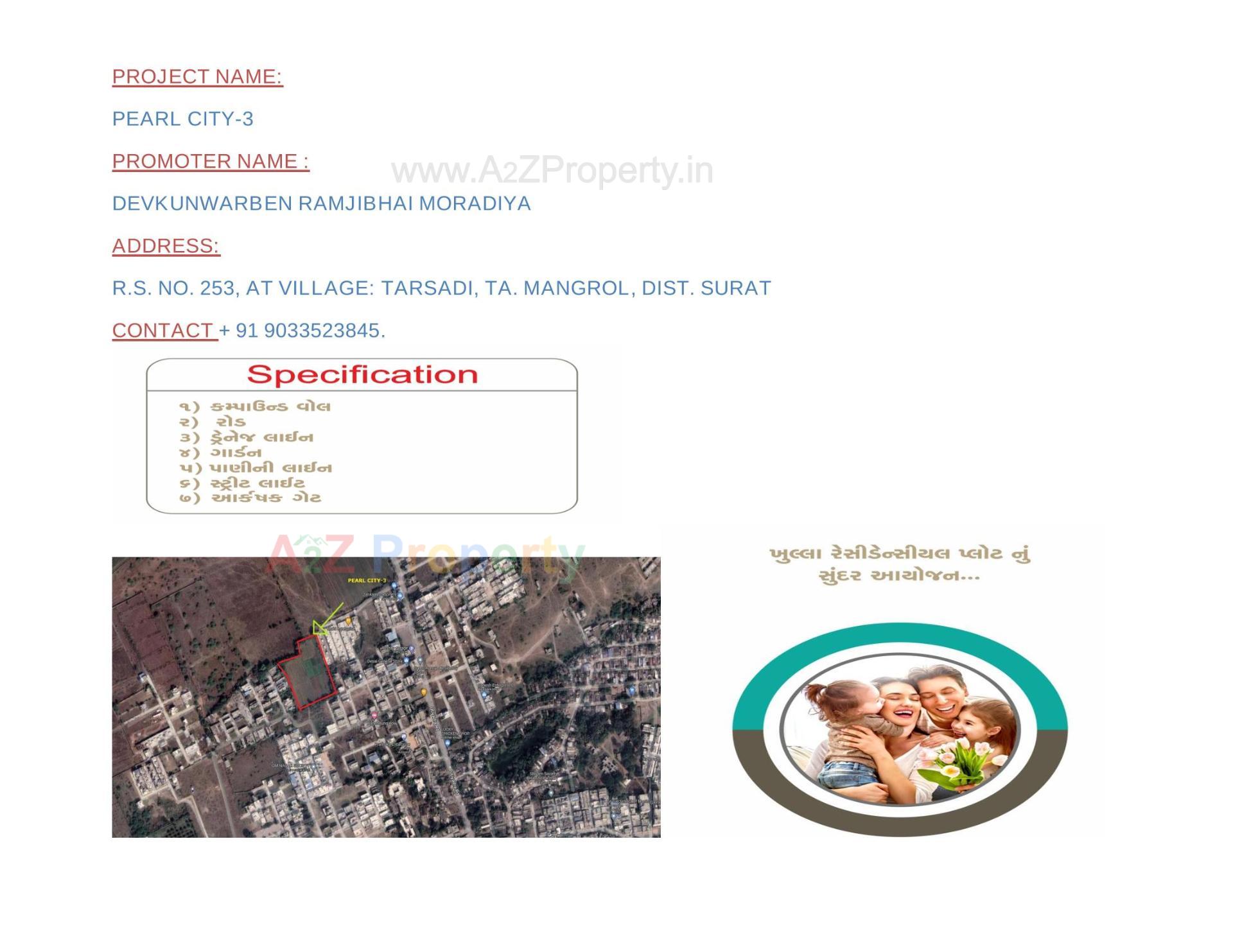  of real estate project Pearl City located at Tarsadi, Surat, Gujarat