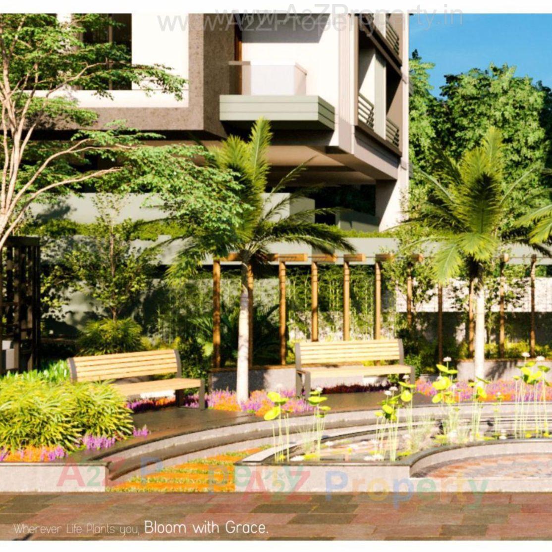 3D Elevation of real estate project Penttagon located at Palanpur, Surat, Gujarat