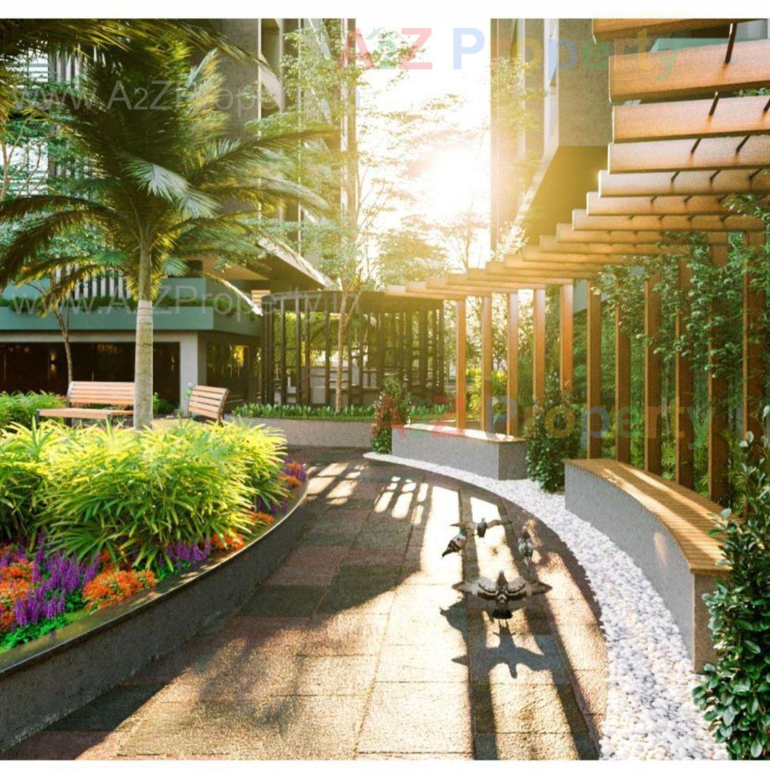 3D Elevation of real estate project Penttagon located at Palanpur, Surat, Gujarat