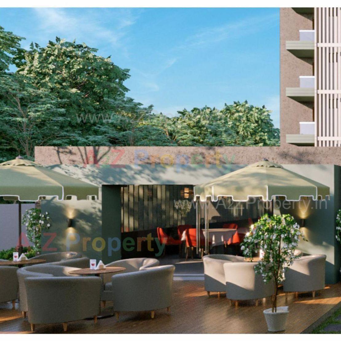 3D Elevation of real estate project Penttagon located at Palanpur, Surat, Gujarat