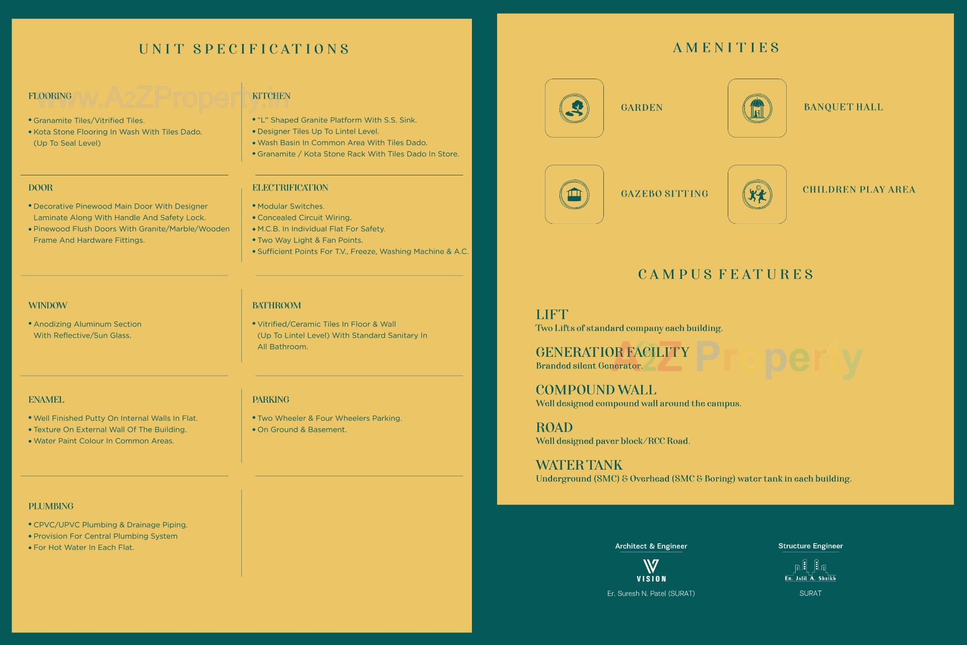  of real estate project Pioneer Belina located at Bhimrad, Surat, Gujarat