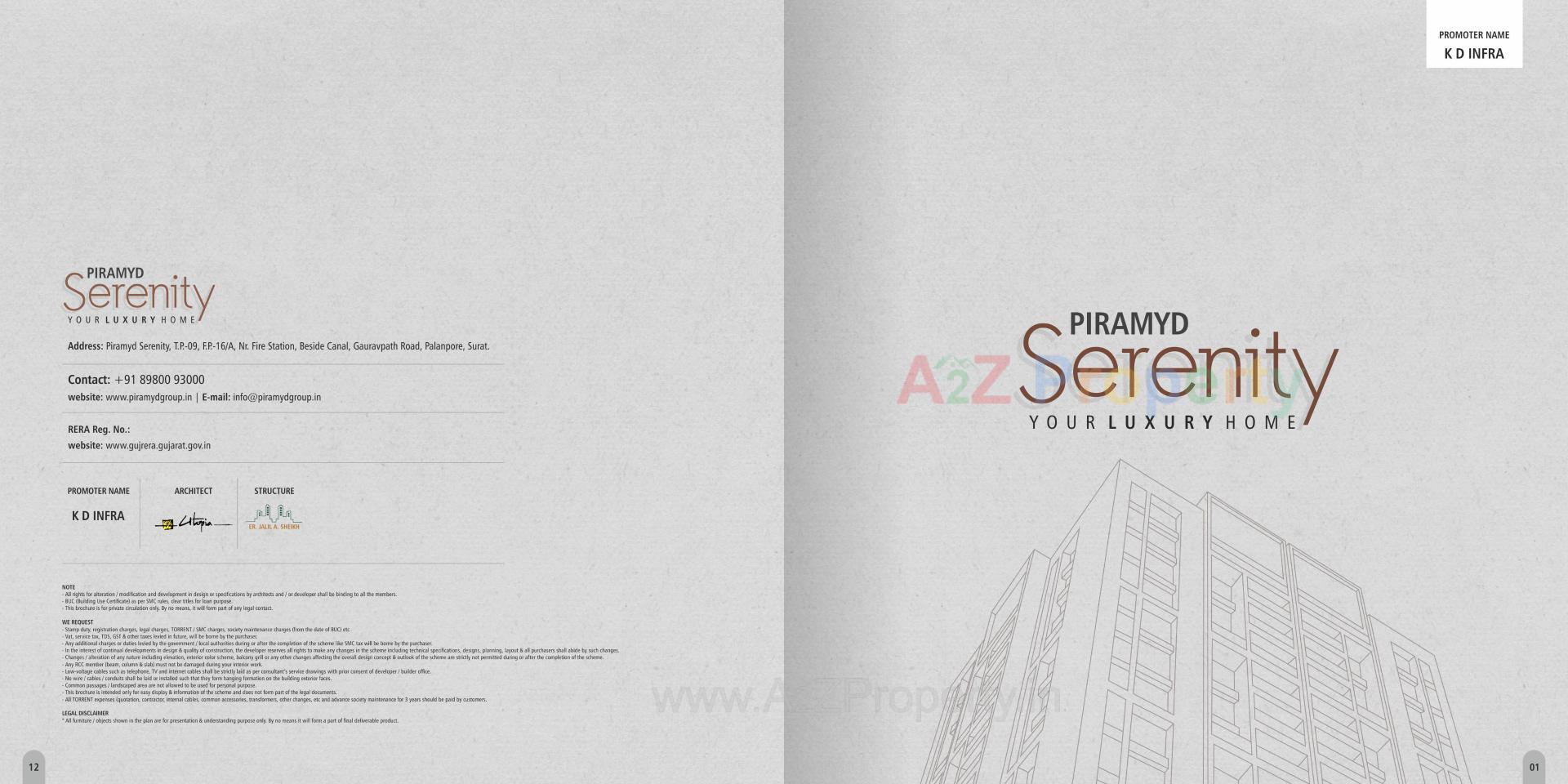  of real estate project Piramyd Serenity located at Palanpor, Surat, Gujarat
