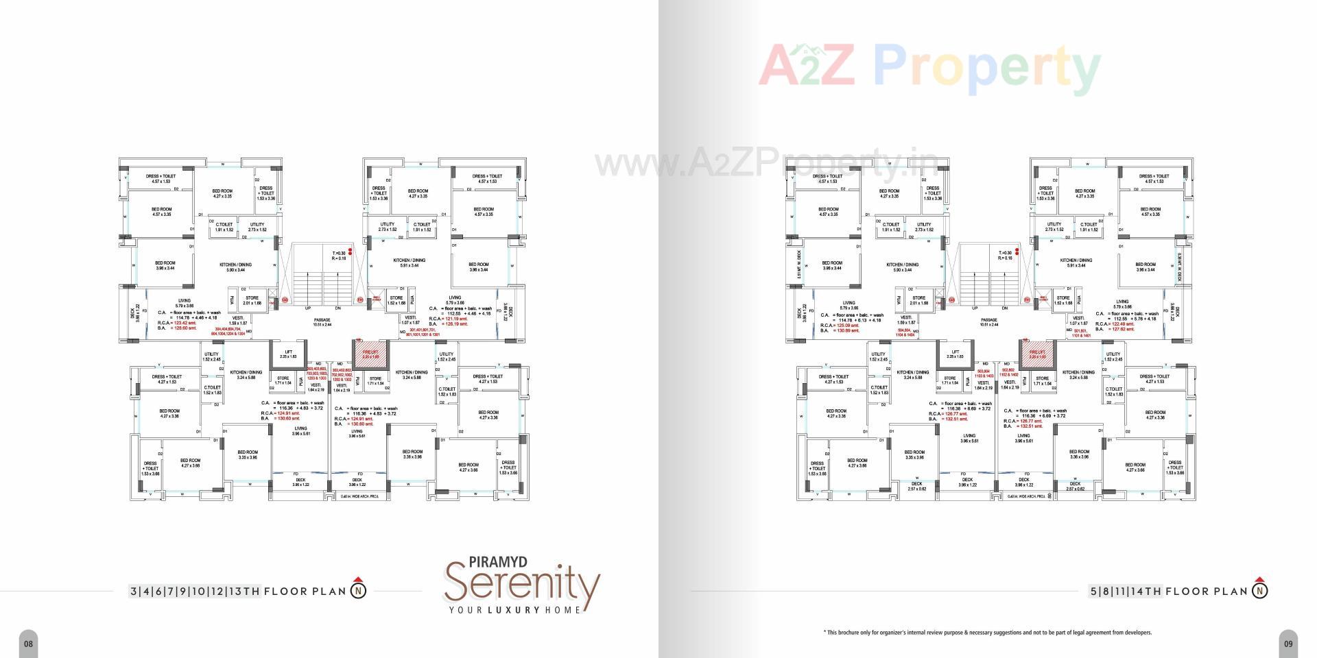 Layout of real estate project Piramyd Serenity located at Palanpor, Surat, Gujarat
