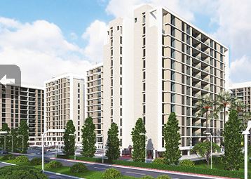 3D Elevation of real estate project Poonyabhumi   A,b,c,f located at Vesu, Surat, Gujarat