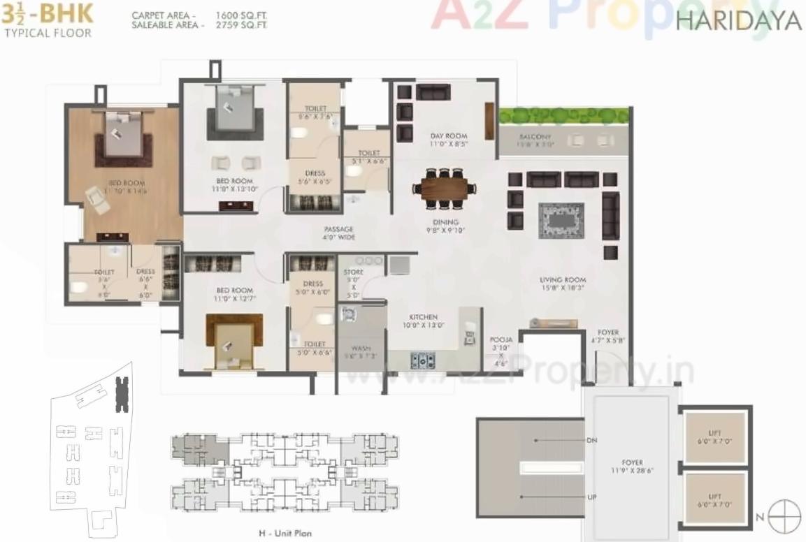 Layout of real estate project Poonyabhumi   A,b,c,f located at Vesu, Surat, Gujarat