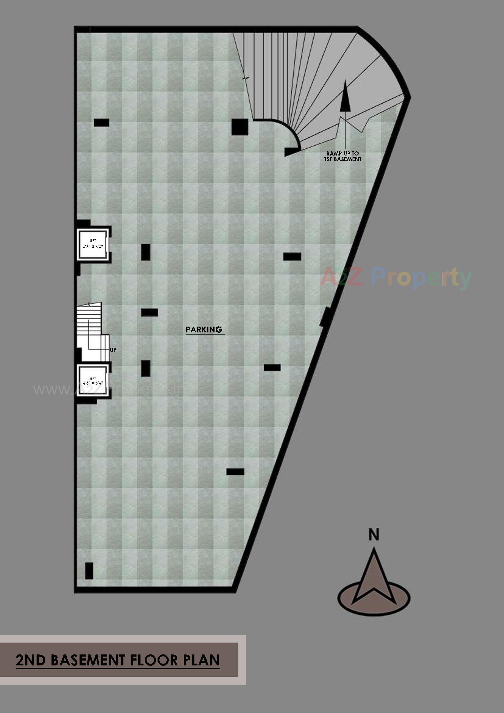 Layout of real estate project Prabhuta Avenue located at Ta, Surat, Gujarat
