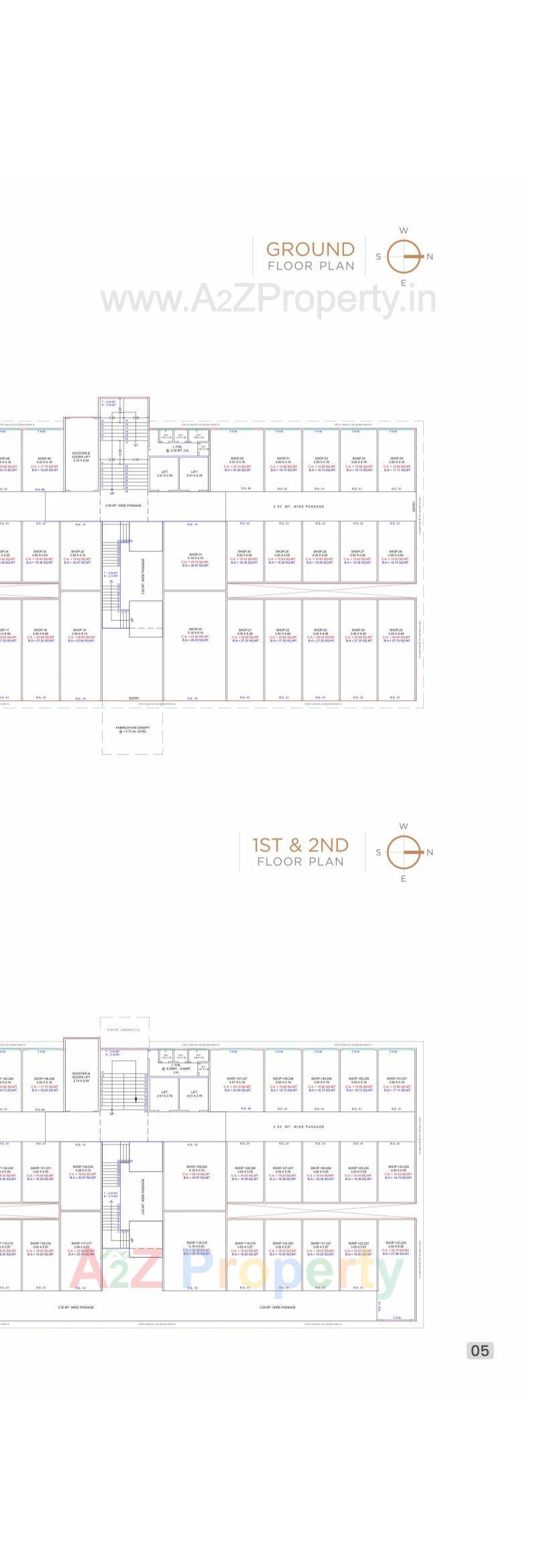 Layout of real estate project Pragati It World located at Puna , Surat, Gujarat