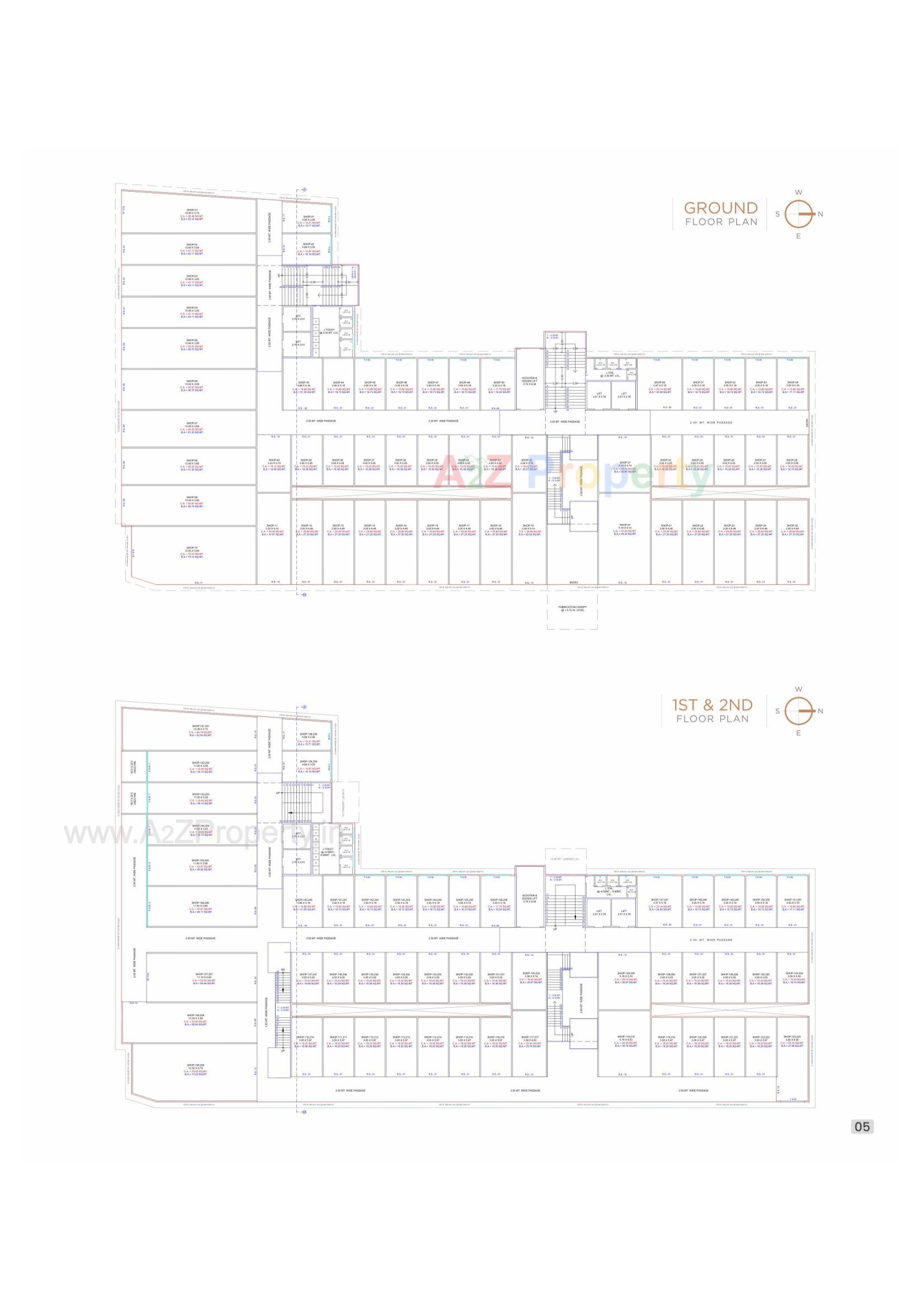 Layout of real estate project Pragati It World located at Puna , Surat, Gujarat