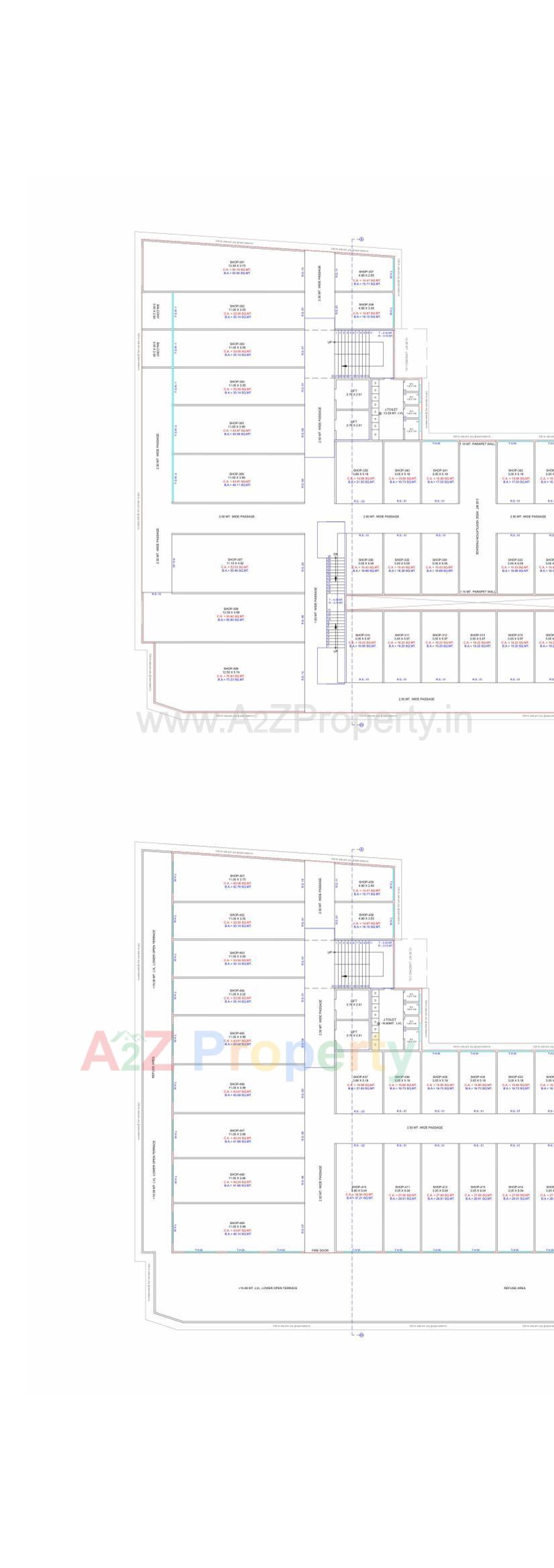 Layout of real estate project Pragati It World located at Puna , Surat, Gujarat