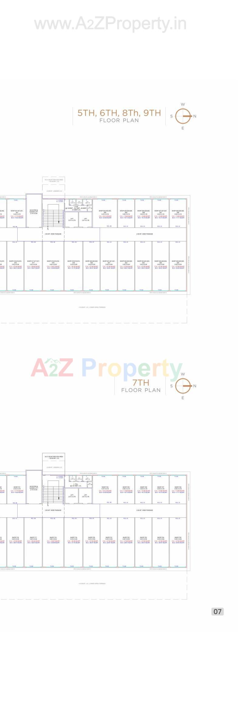 Layout of real estate project Pragati It World located at Puna , Surat, Gujarat