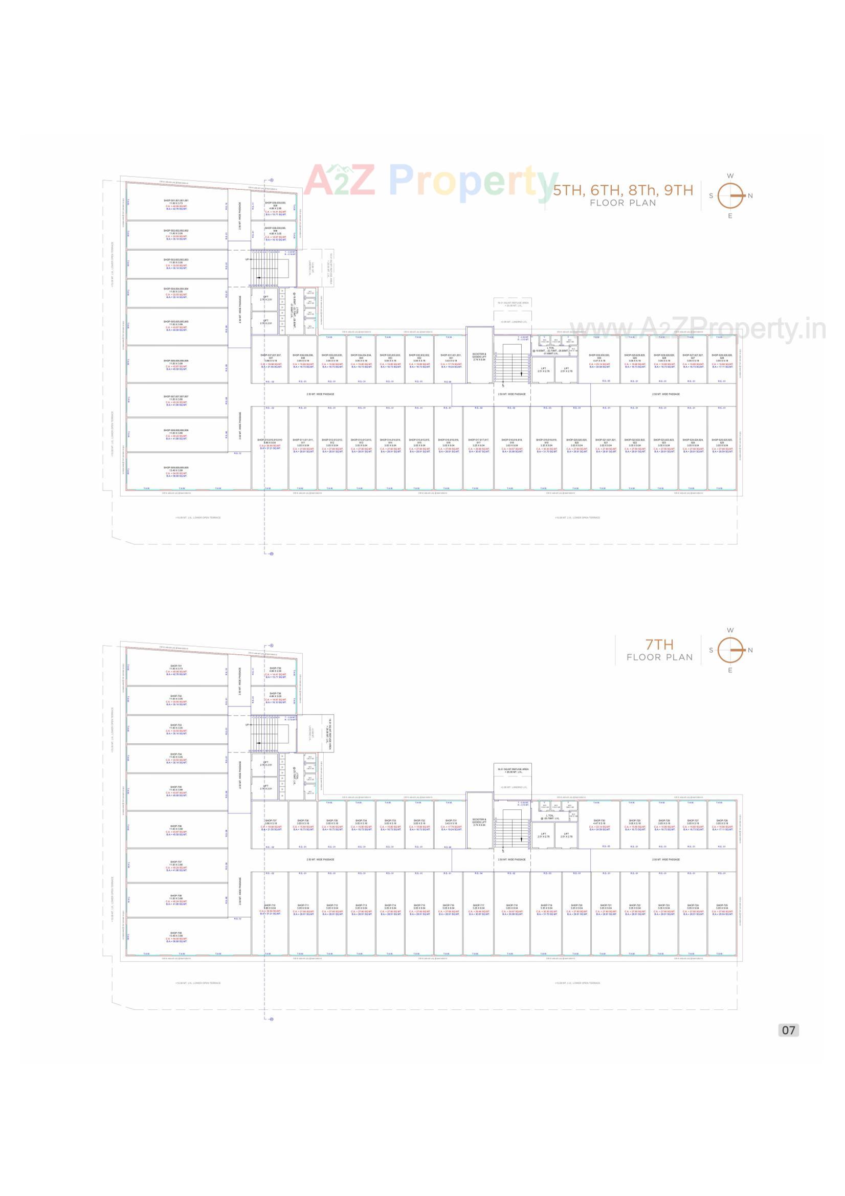Layout of real estate project Pragati It World located at Puna , Surat, Gujarat