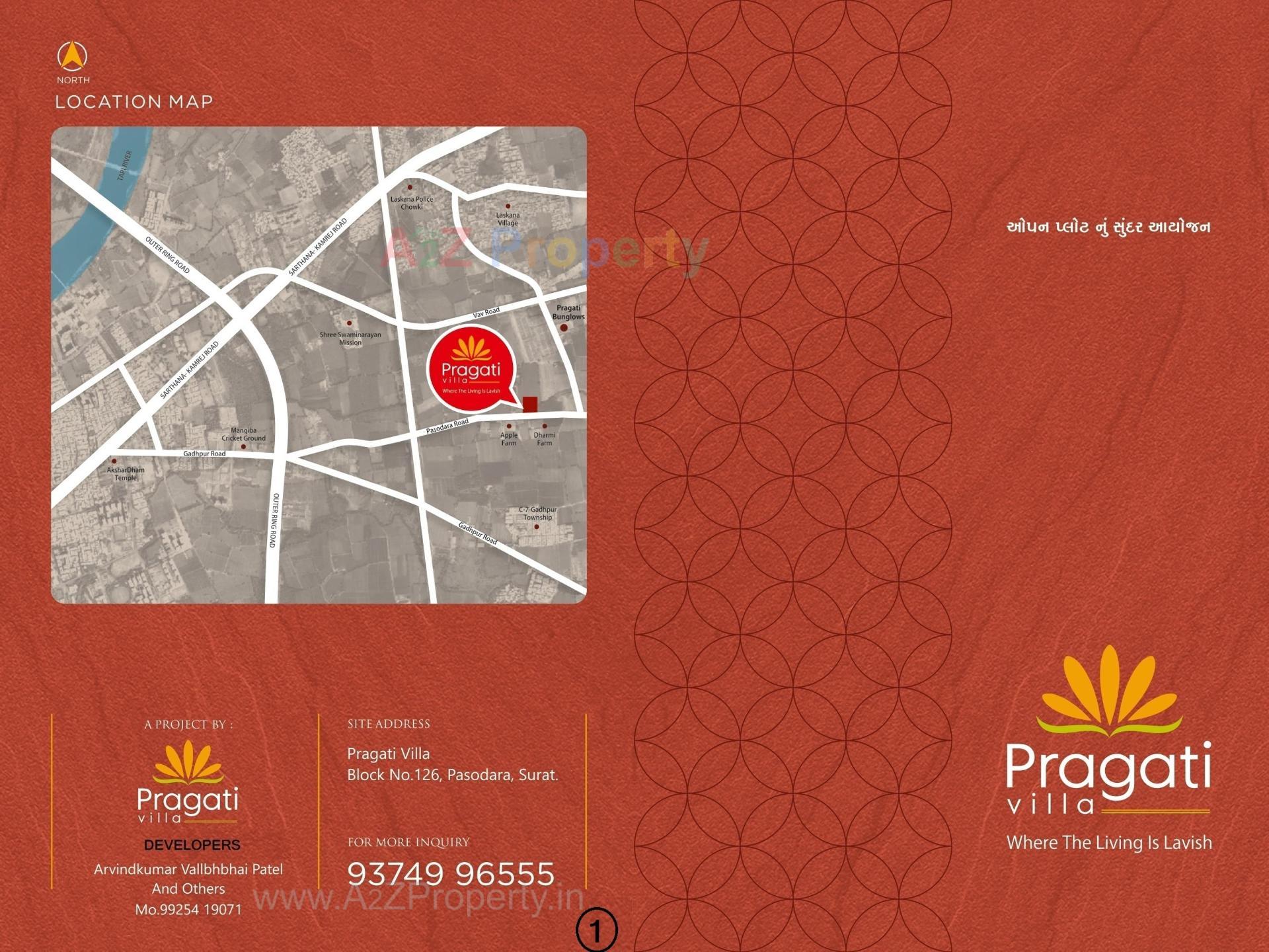  of real estate project Pragati Villa located at Pasodra, Surat, Gujarat