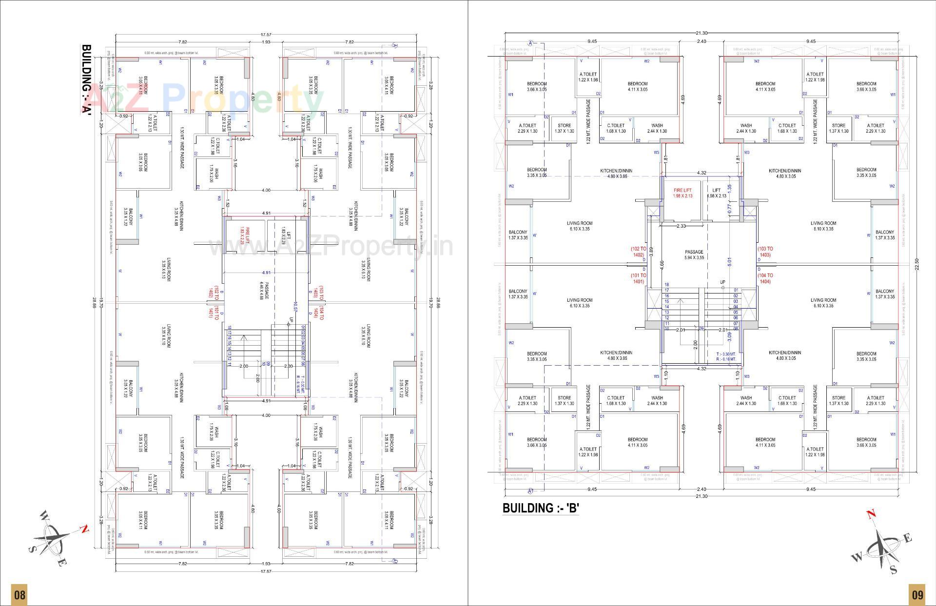 Layout of real estate project Pramukh Exotica located at Abrama, Surat, Gujarat