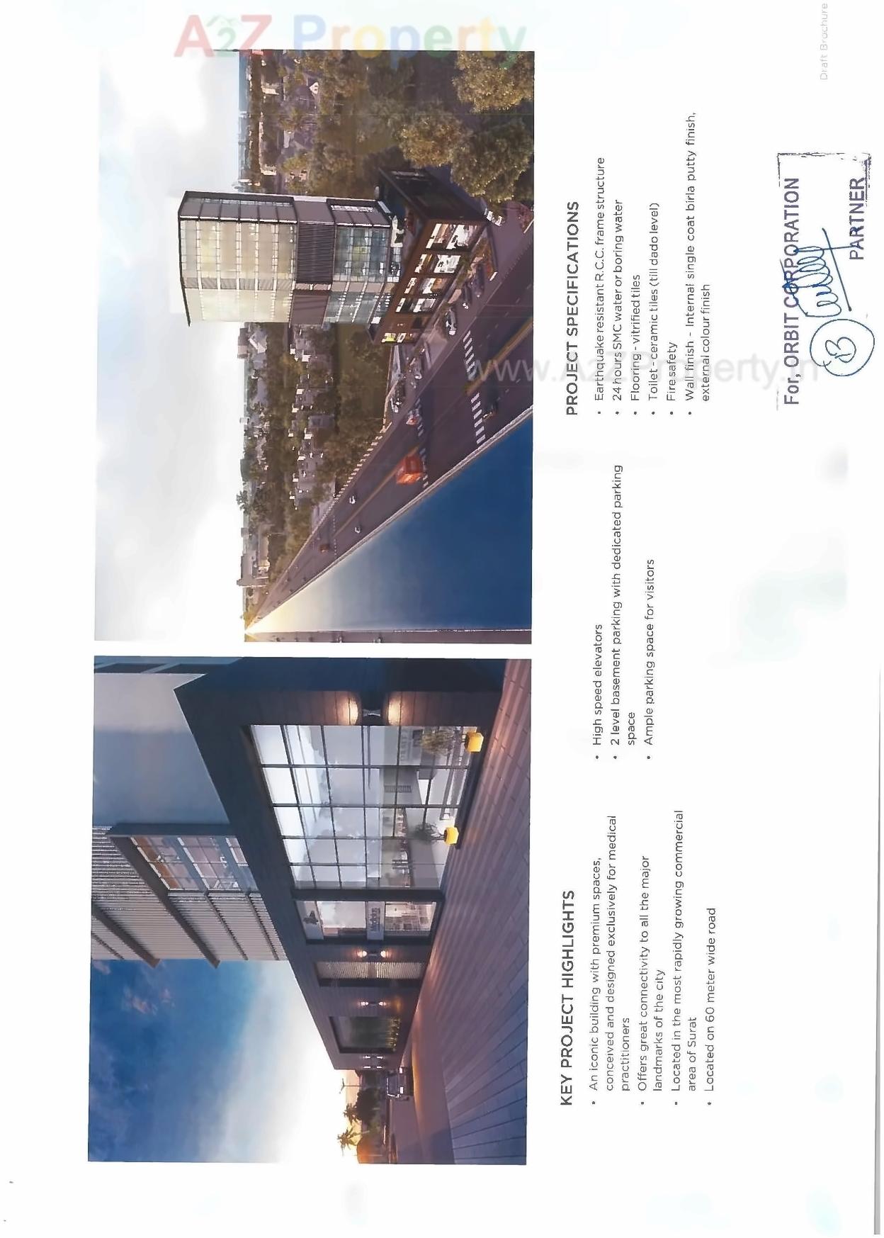  of real estate project Pramukh Orbit located at Bhimrad, Surat, Gujarat