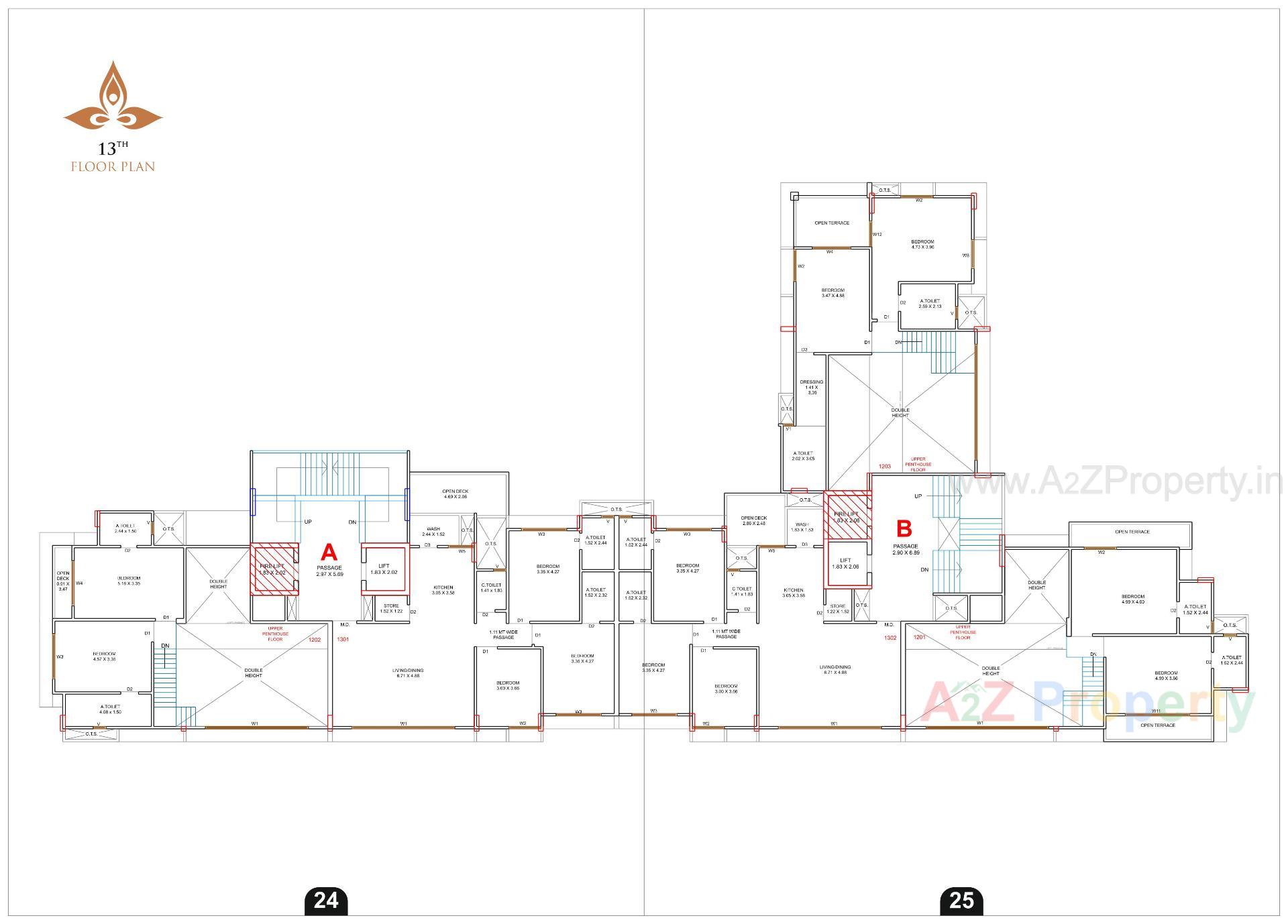 Layout of real estate project Pramukh Shanti located at Dabholi, Surat, Gujarat