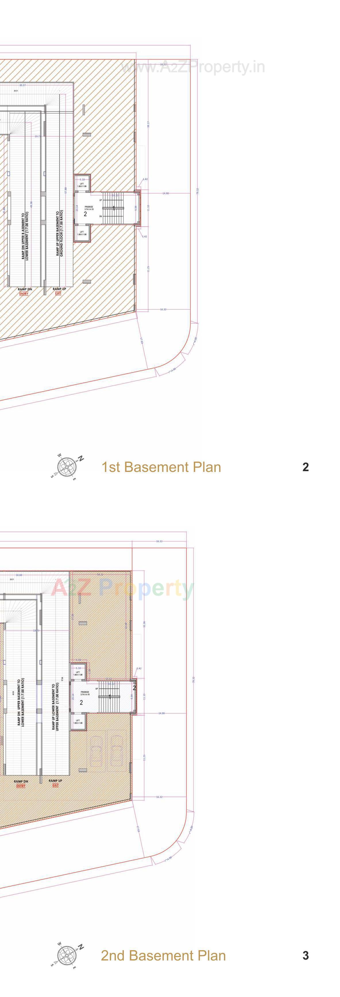 Layout of real estate project Pratham Avenue located at Surat, Surat, Gujarat