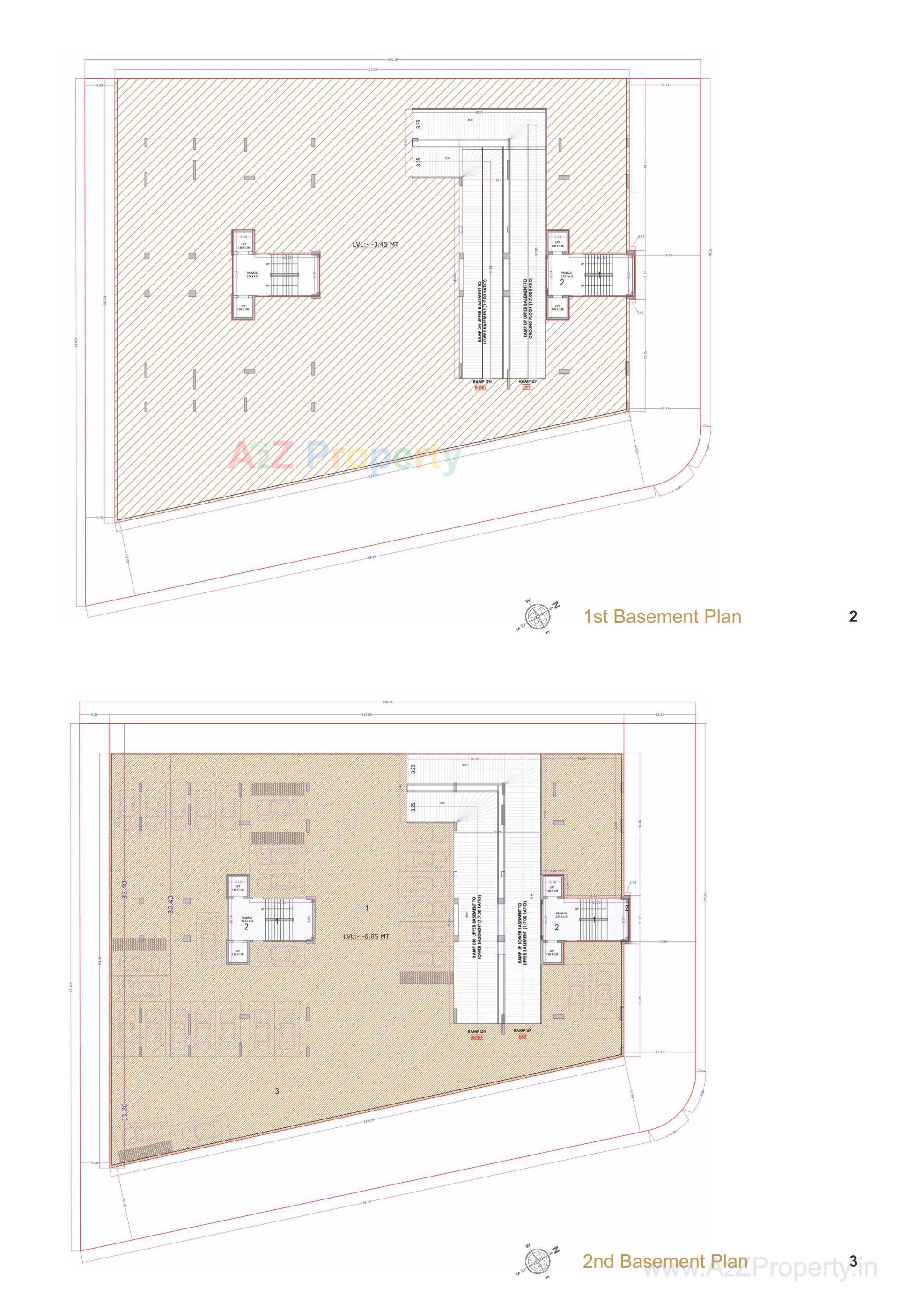 Layout of real estate project Pratham Avenue located at Surat, Surat, Gujarat