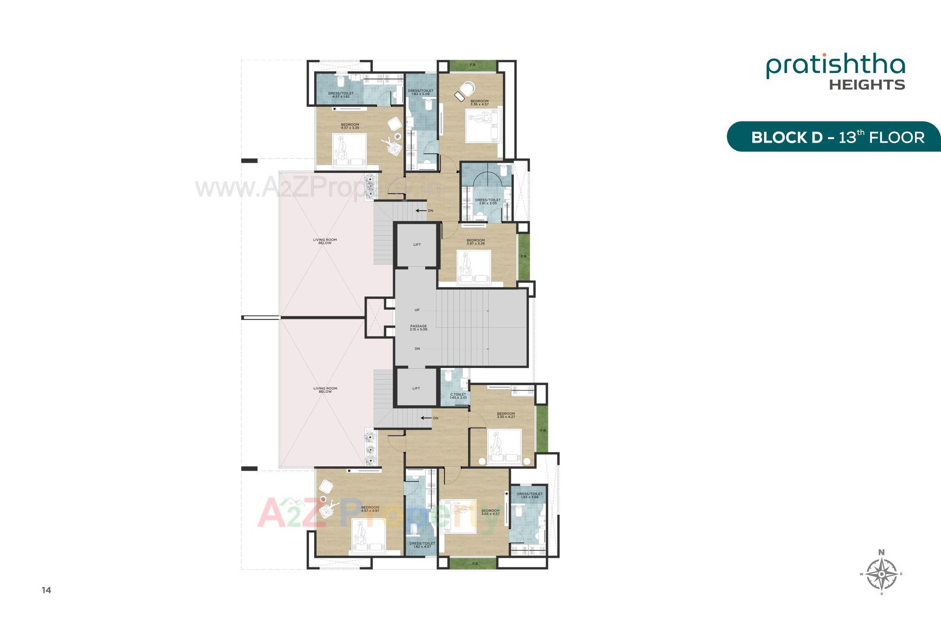 Layout of real estate project Pratishtha Heights located at Bhesan, Surat, Gujarat