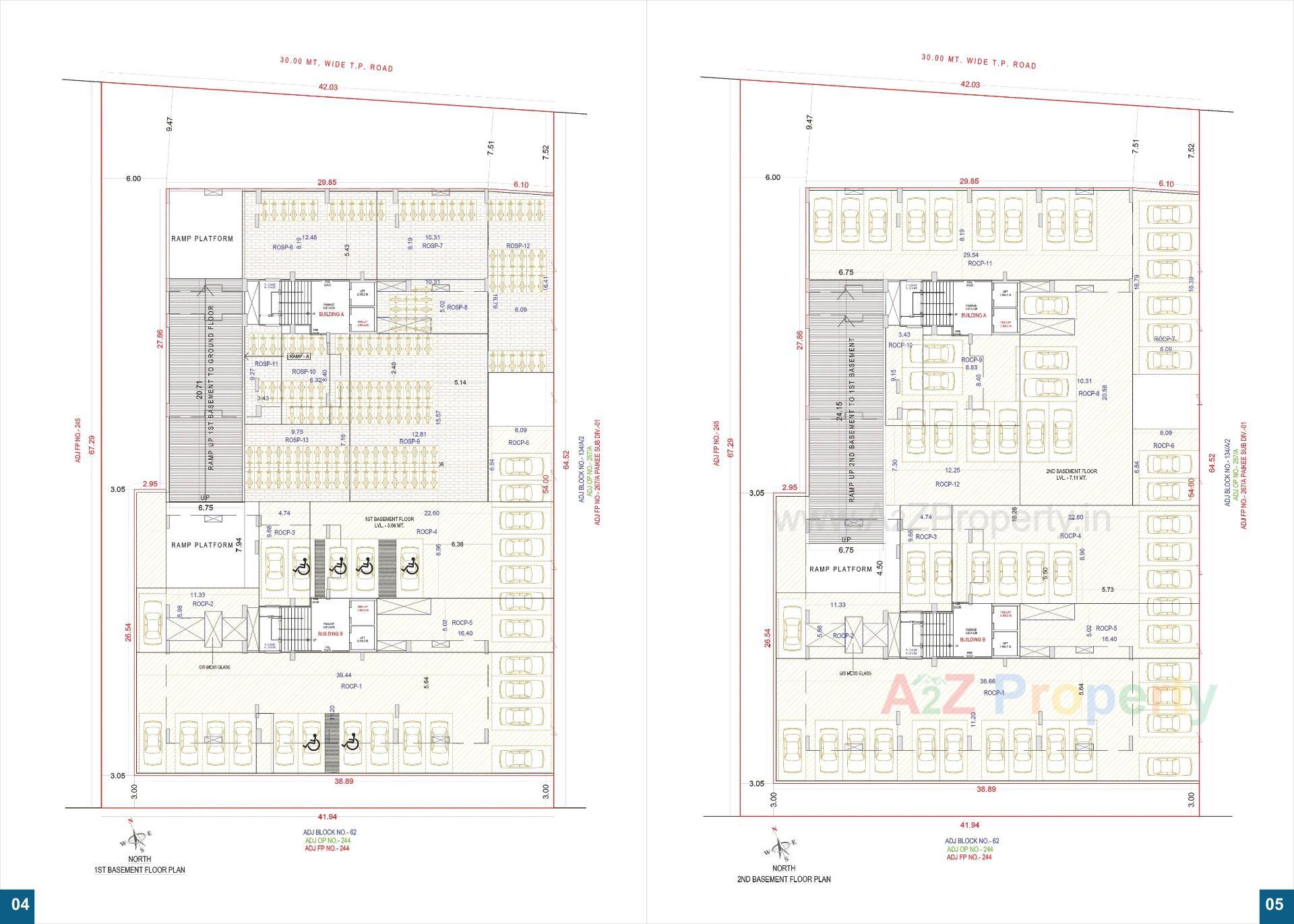 Layout of real estate project Pratishtha Luxuria located at Abrama, Surat, Gujarat
