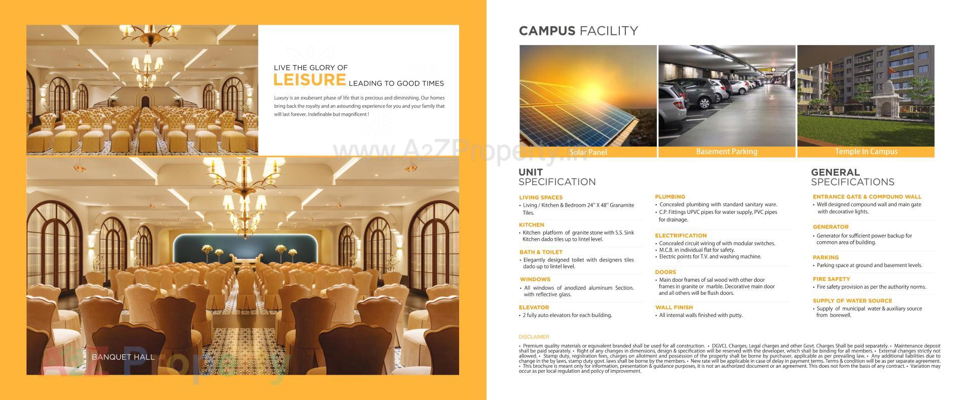  of real estate project Prayosha Bliss located at Dindoli, Surat, Gujarat