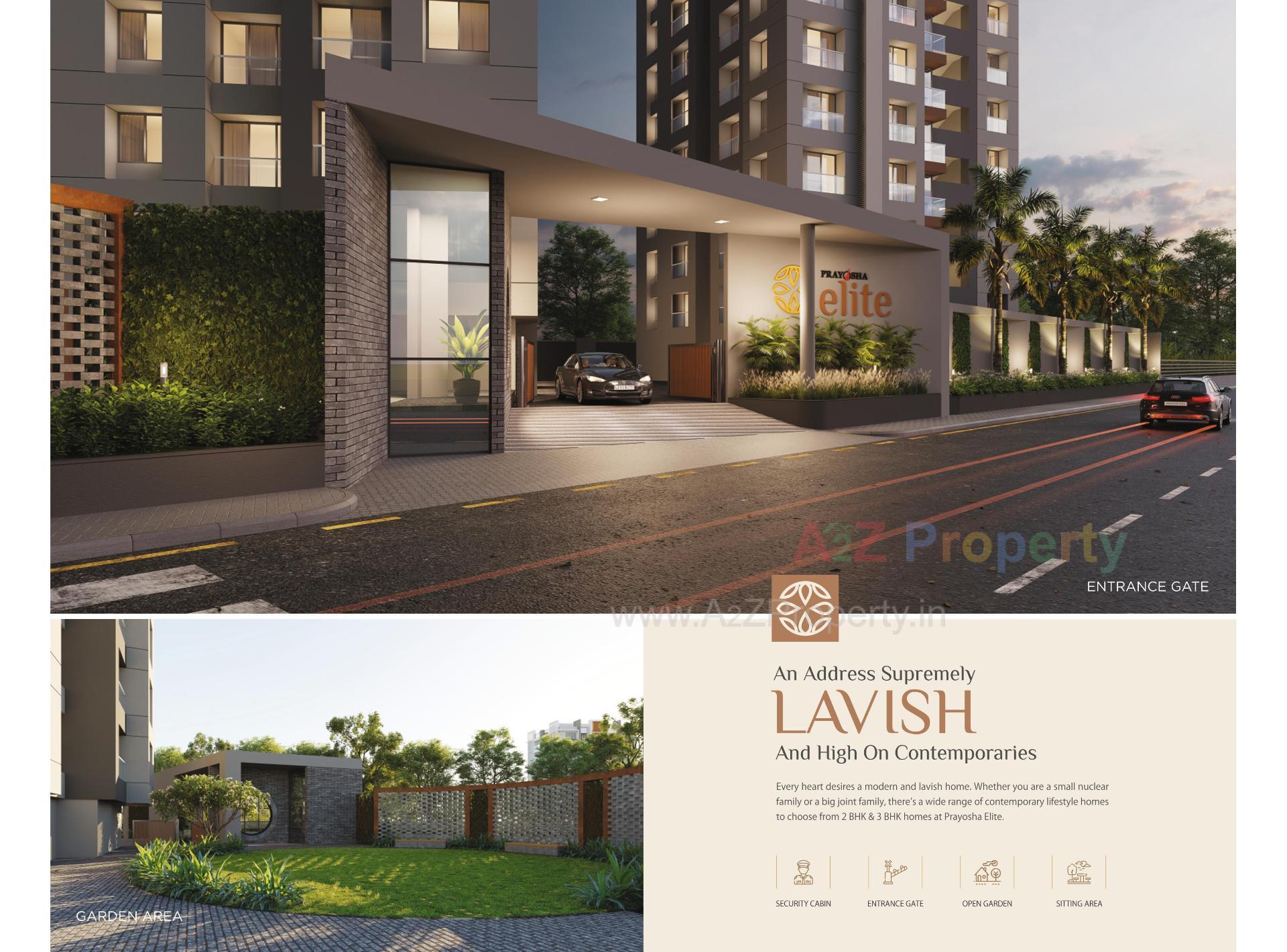 3D Elevation of real estate project Prayosha Elite located at Mo, Surat, Gujarat