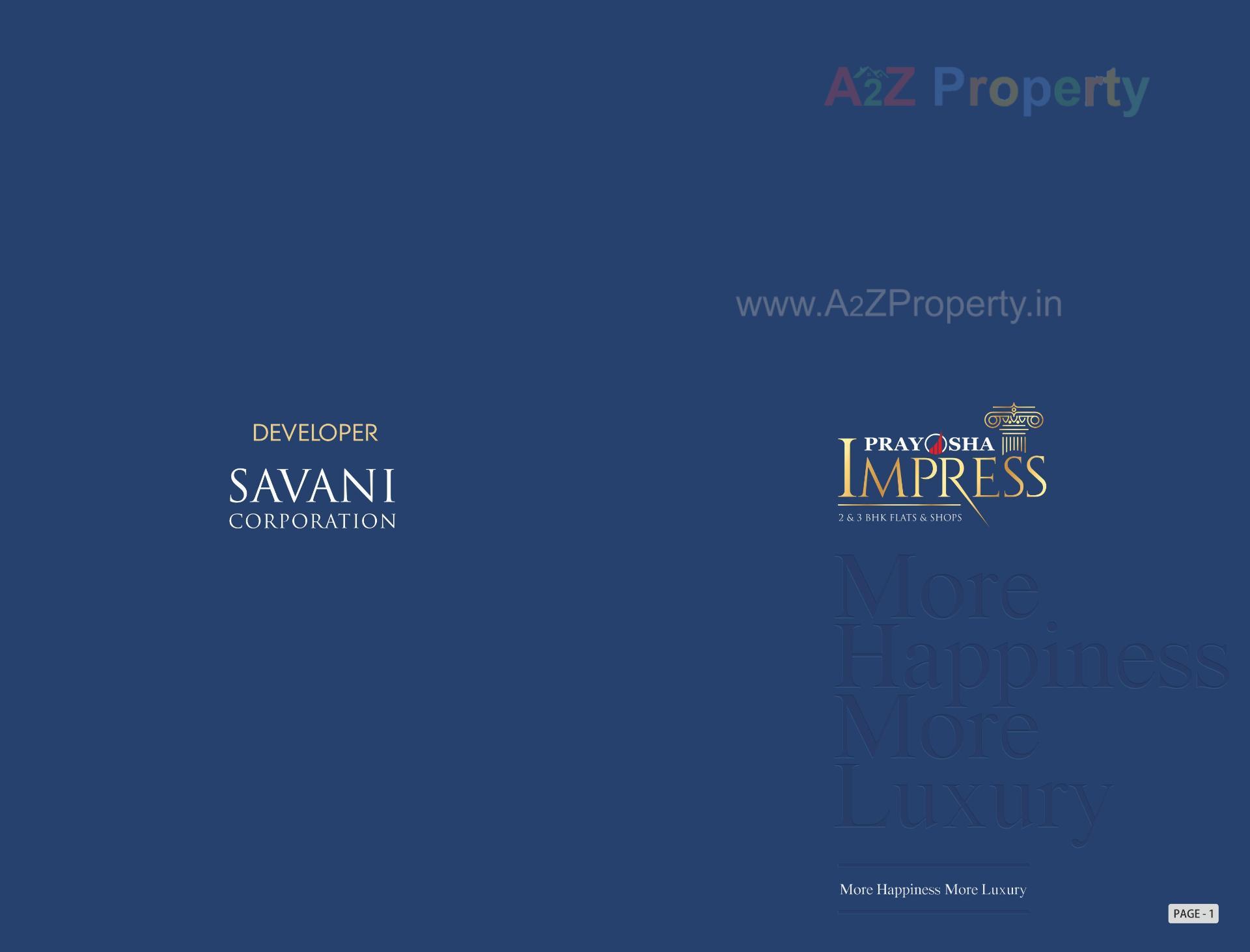  of real estate project Prayosha Impress located at Dindoli, Surat, Gujarat