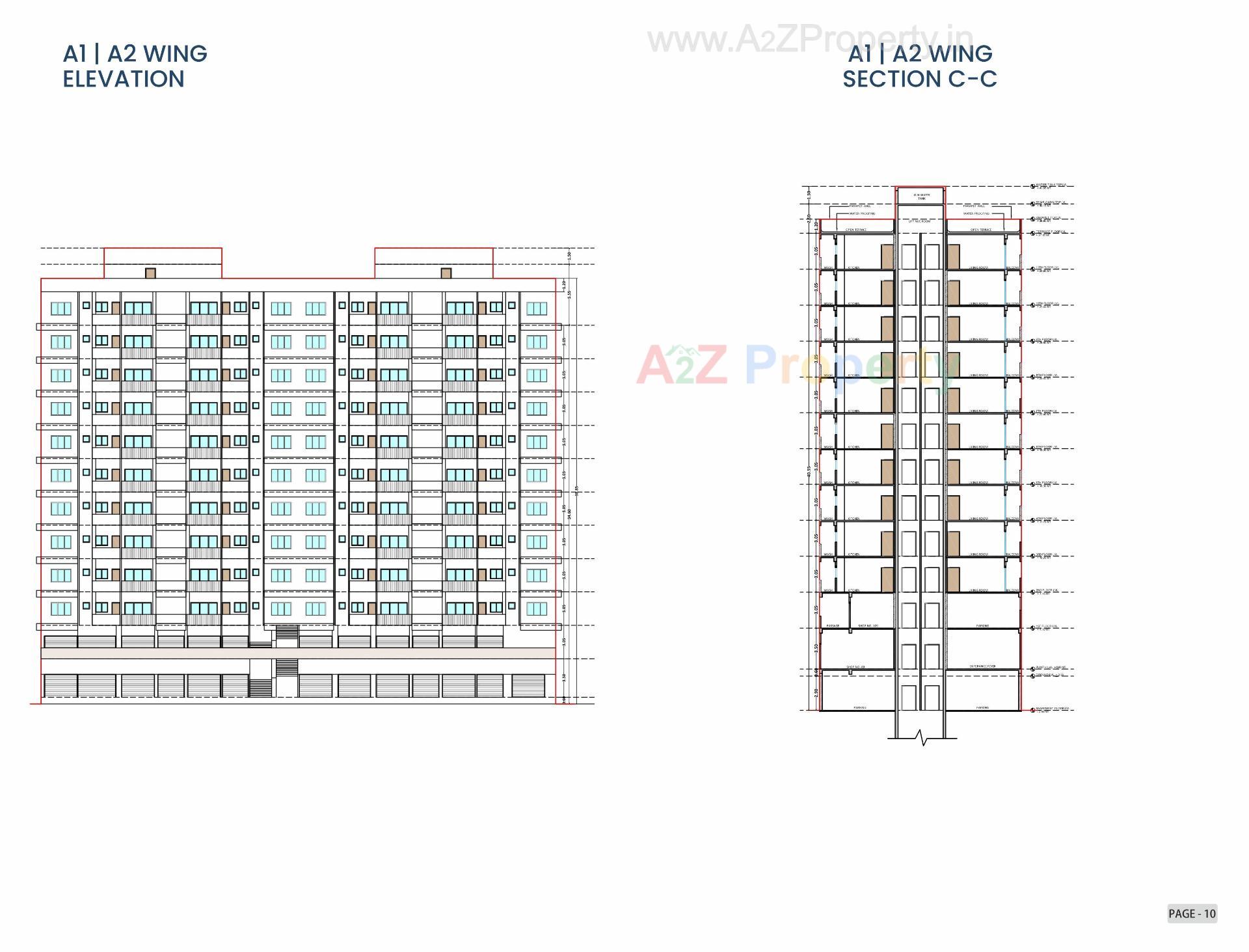 Layout of real estate project Prayosha Impress located at Dindoli, Surat, Gujarat
