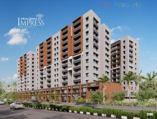 Elevation of real estate project Prayosha Impress located at Dindoli, Surat, Gujarat