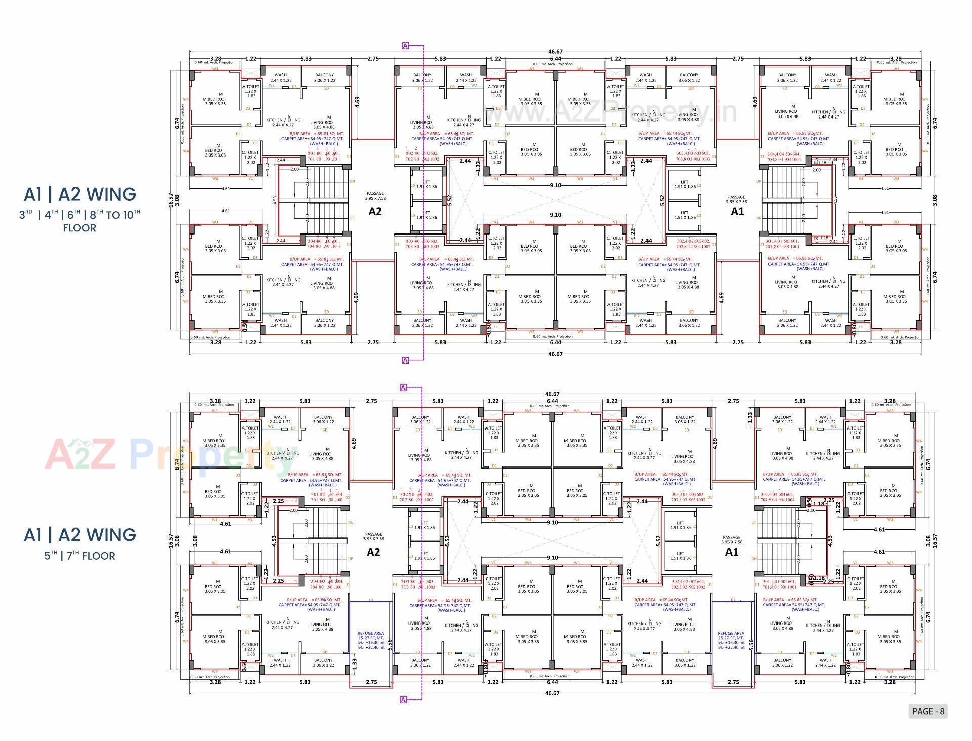 Layout of real estate project Prayosha Impress located at Dindoli, Surat, Gujarat