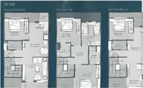 Layout of real estate project Prayosha Park located at Dindoli, Surat, Gujarat