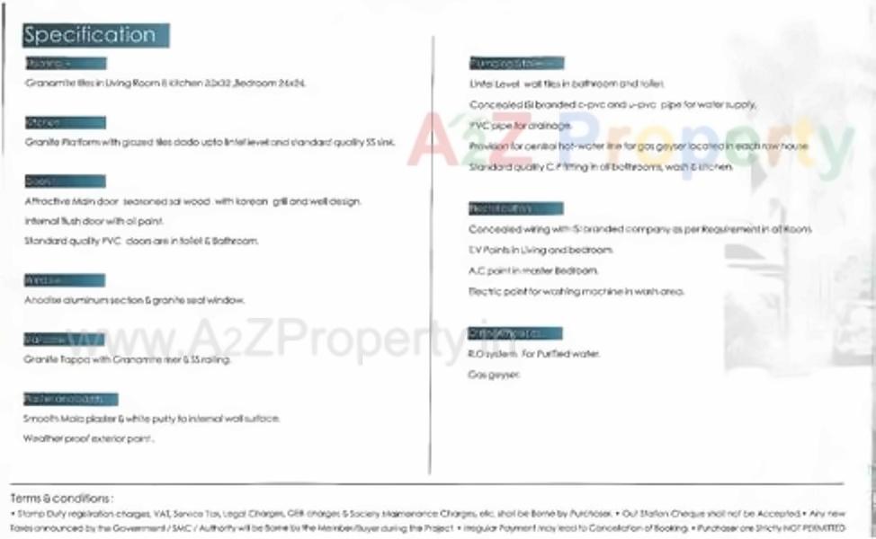  of real estate project Prayosha Park located at Dindoli, Surat, Gujarat