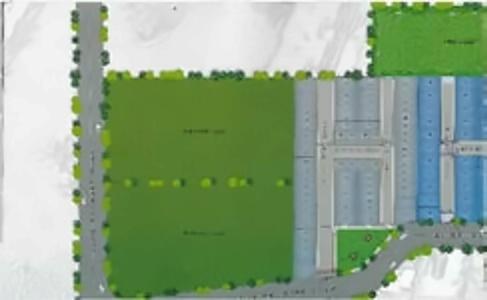 Layout of real estate project Prayosha Park located at Dindoli, Surat, Gujarat