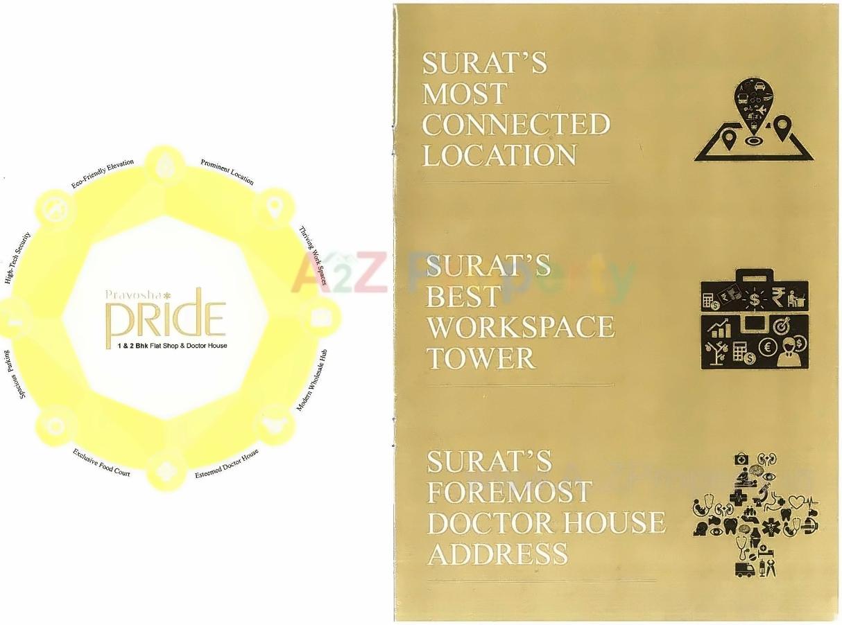  of real estate project Prayosha Pride located at Dindoli, Surat, Gujarat