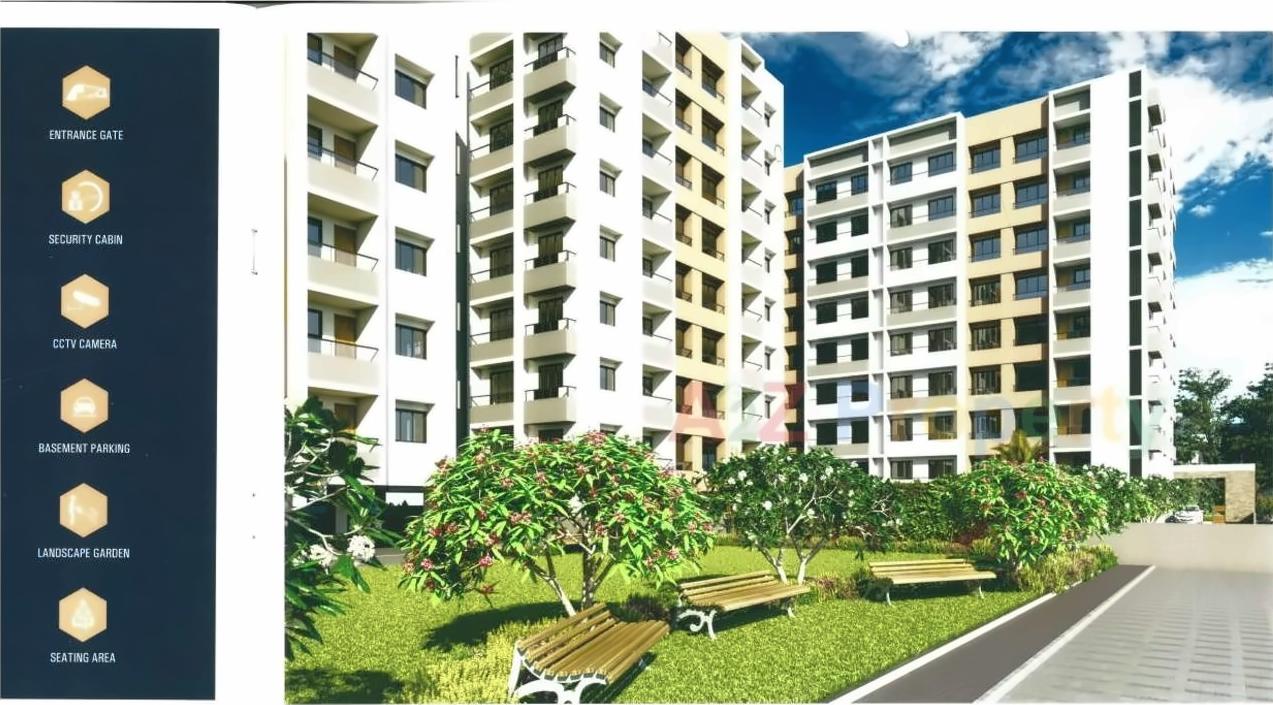 3D Elevation of real estate project Prayosha Prime located at Surat, Surat, Gujarat