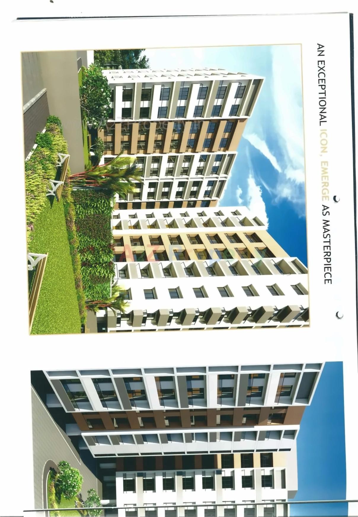 3D Elevation of real estate project Prayosha Prime located at Surat, Surat, Gujarat