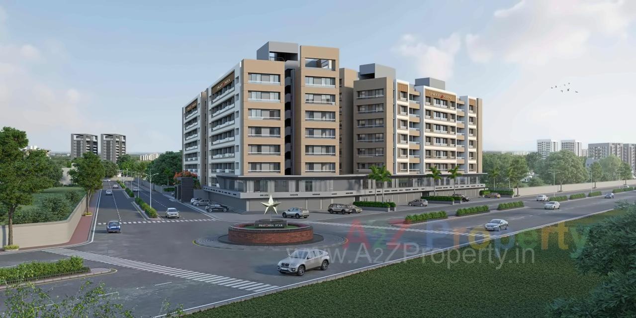 3D Elevation of real estate project Prayosha Star located at Surat, Surat, Gujarat