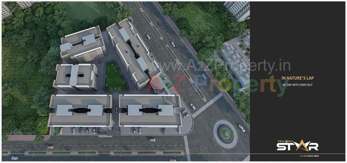 3D Elevation of real estate project Prayosha Star located at Surat, Surat, Gujarat