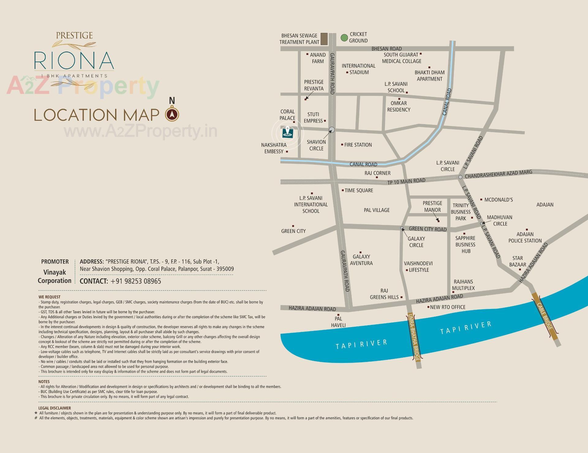  of real estate project Prestige Riona located at Palanpor, Surat, Gujarat