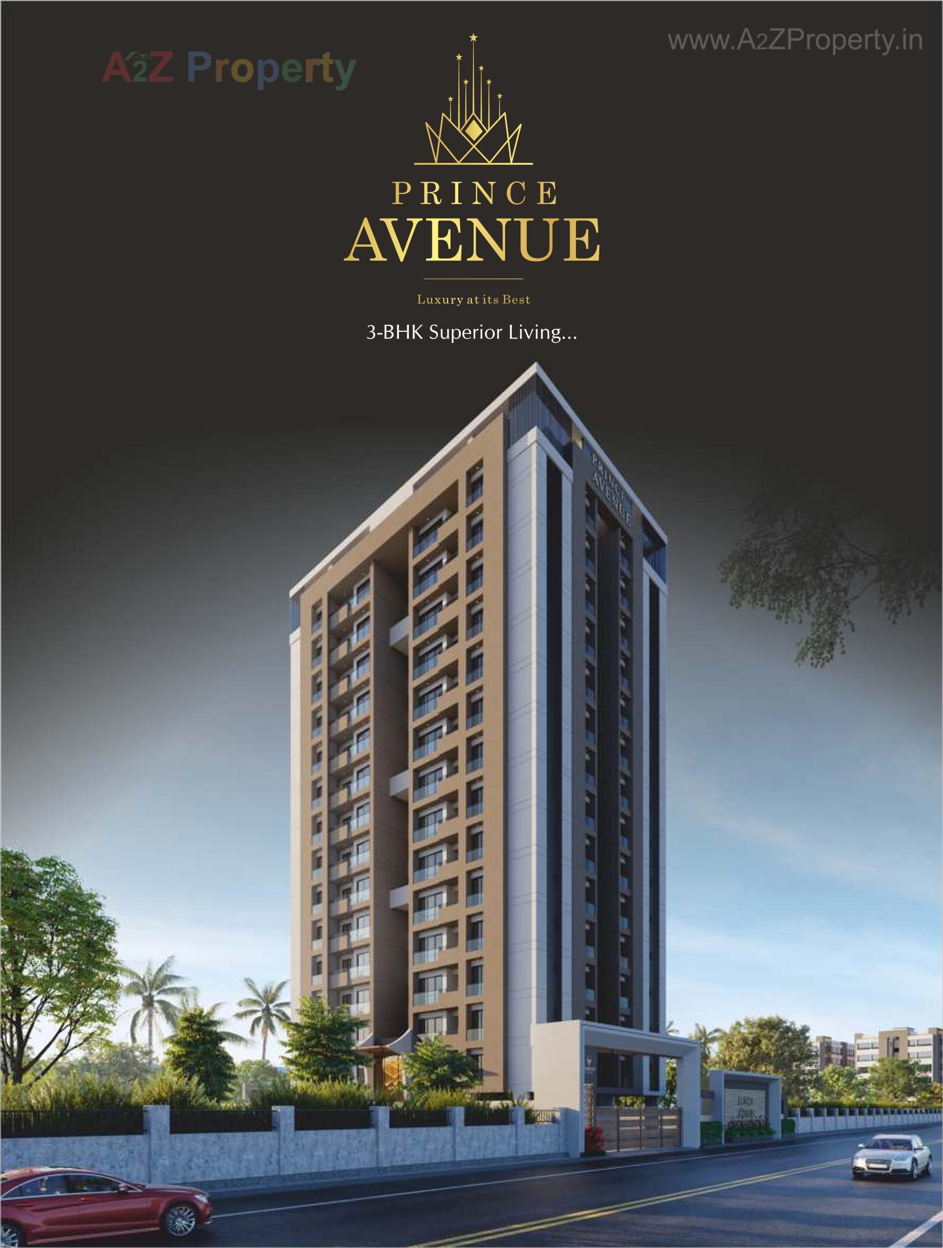 3D Elevation of real estate project Prince Avenue located at Surat, Surat, Gujarat