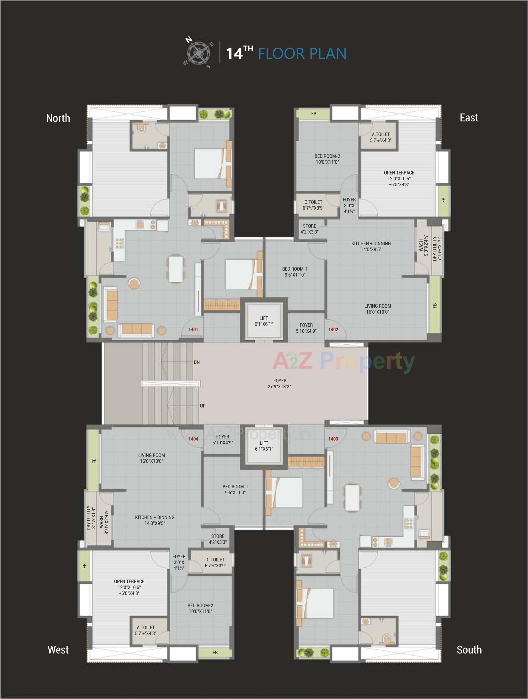 Layout of real estate project Prince Avenue located at Surat, Surat, Gujarat