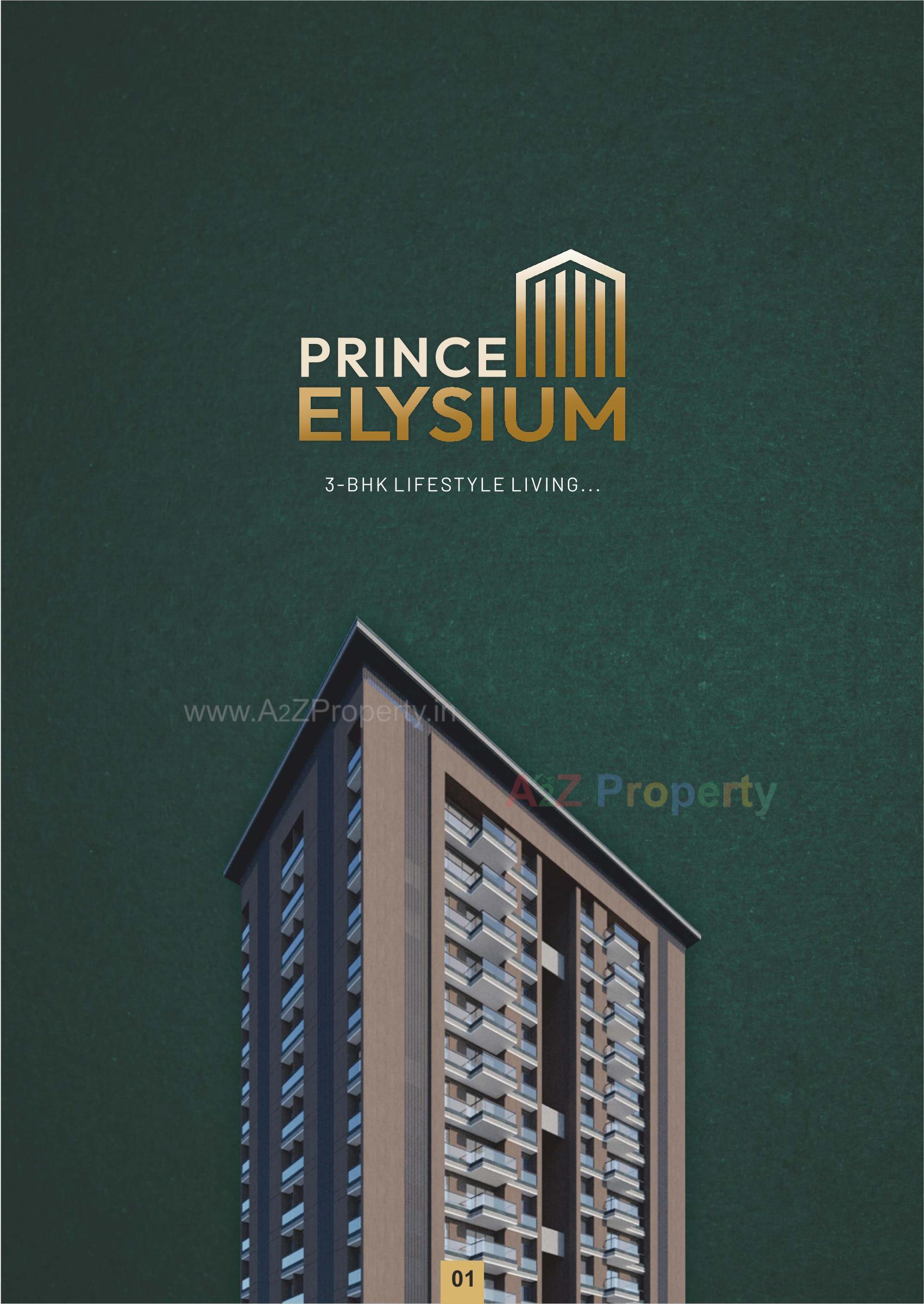 3D Elevation of real estate project Prince Elysium located at Dabholi, Surat, Gujarat