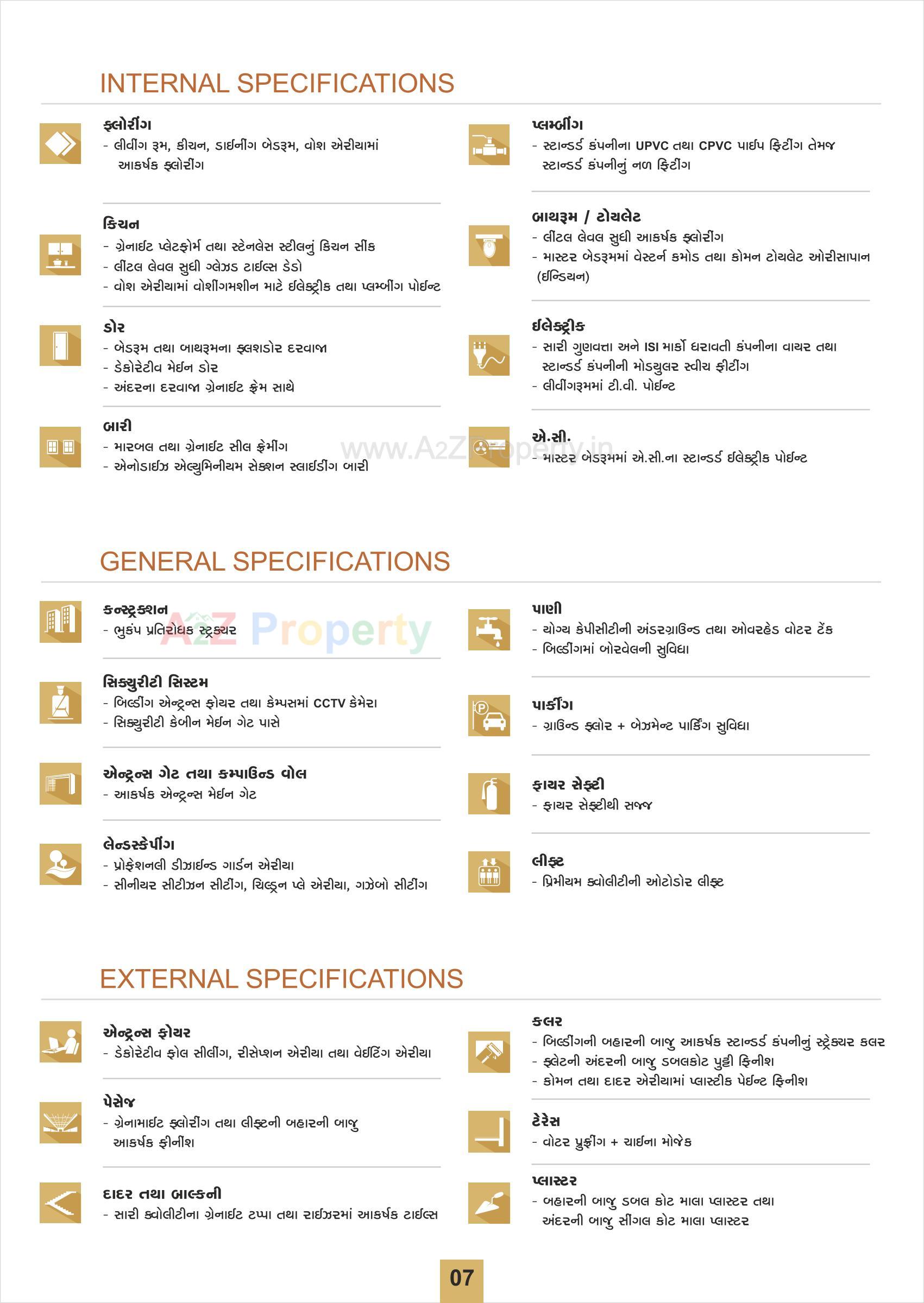  of real estate project Prince Elysium located at Dabholi, Surat, Gujarat